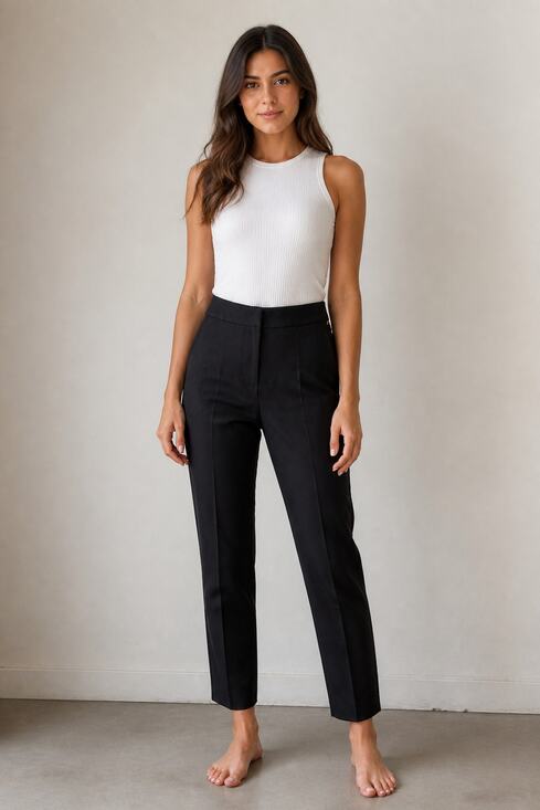 Zara Pants - Zara Women's Black Slim Tapered Ankle Dress Pants Size S